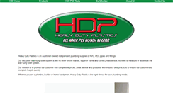Desktop Screenshot of heavydutyplastics.com.au
